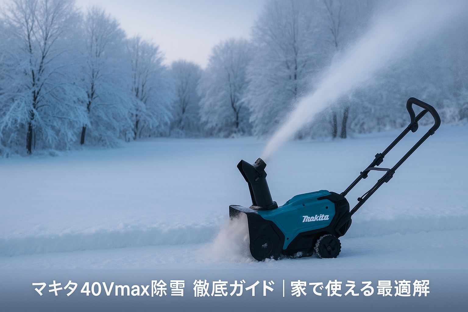 失敗しないマキタ40V除雪機の選び方｜MSN001GZとSN400MPを一次情報で 