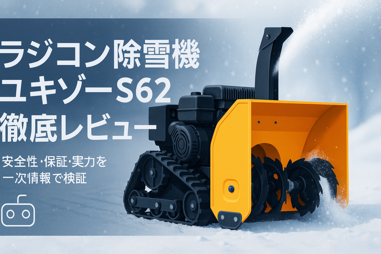 ラジコン除雪機「SUNGA ユキゾーS62」を本気で評価：信頼性・維持費・弱点まで一次情報で徹底検証