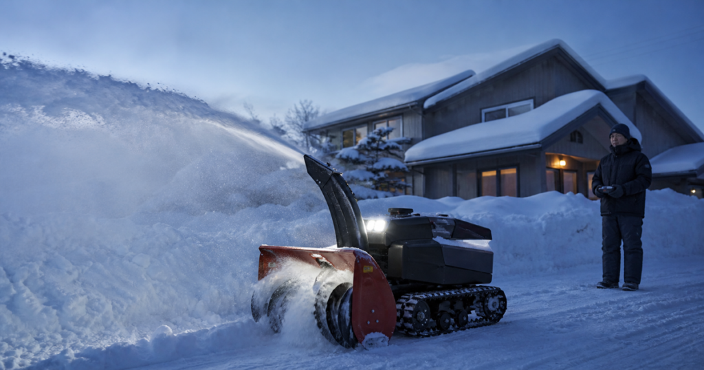 雪国の暮らしに合う除雪機を考える